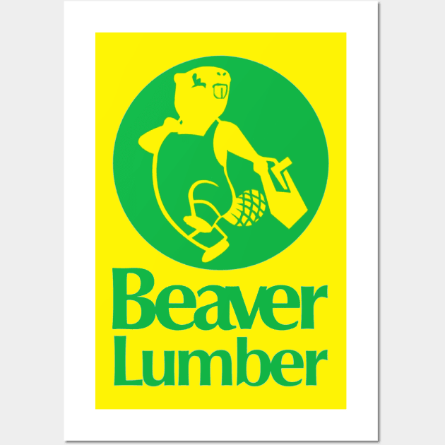 Beaver Lumber Wall Art by FahlDesigns